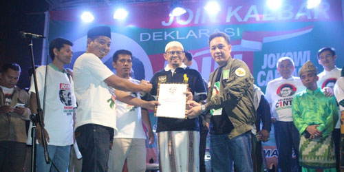 JOIN Kalbar Siap Menangkan Jokowi-Cak Imin dalam Pilpres 2019