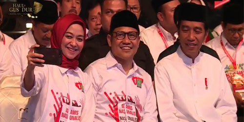 Cak Imin dan Jokowi Peringati Haul Gus Dur