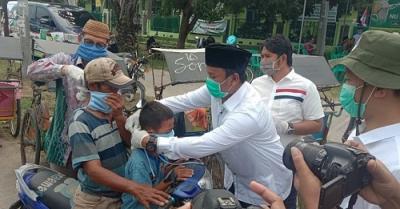 4 Warga PDP, DPC PKB dan PCNU Indramayu Langsung Dirikan Posko Tanggap Darurat Covid 19