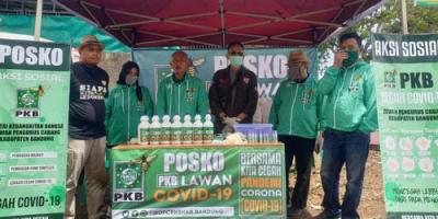 Warga Mulai Cemas Pandemi Covid 19, PKB Kabupaten Bandung Dirikan Posko Tanggap Darurat
