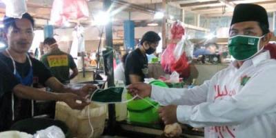 DPW PKB Banten Gelontorkan Program Maskerisasi Pasar Tradisional Seluruh Tangsel
