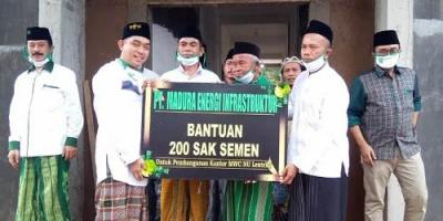  Petinggi PKB Bahu Membahu Bangun Kantor MWC NU Lenteng