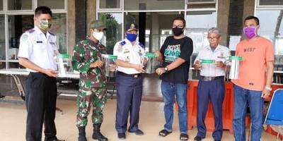 Giliran Dishub Inhil Kebagian Face Shield dari DPC PKB Inhil