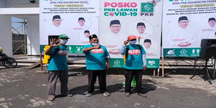 PKB Pasuruan Sebar APD dan Sembako di Zona Merah Corona Selama Tiga Bulan