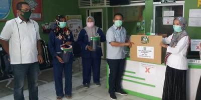 Hari Ini PKB Inhil Salurkan Face Shield untuk Tiga Puskesmas