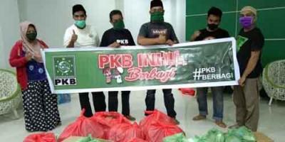 Selama Bulan Ramadhan, PKB Inhil Bagikan 100 Nasi Kotak dan Takjil