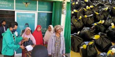 Rumah Aspirasi Sofyan Ali Bagikan Sembako untuk Warga Sekitar