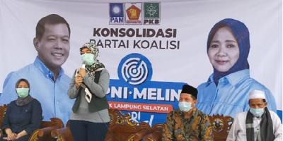 Ketua DPW PKB Lampung Serukan Kemenangan Pasangan Hipni-Melin di Pilkada Lamsel