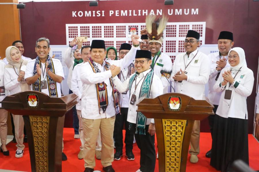 PKB-Gerindra Bareng ke KPU, Muhaimin Iskandar: Wujudkan Pemilu Riang Gembira