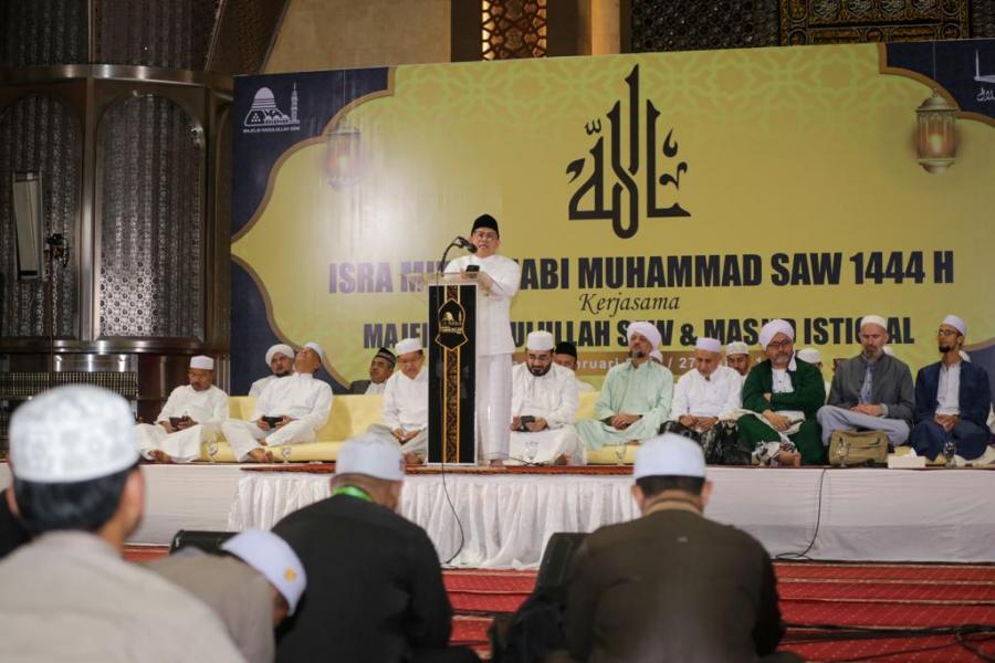 Gus Muhaimin Isra Miraj Bersama Majelis Rasulullah di Masjid Istiqlal Jakarta