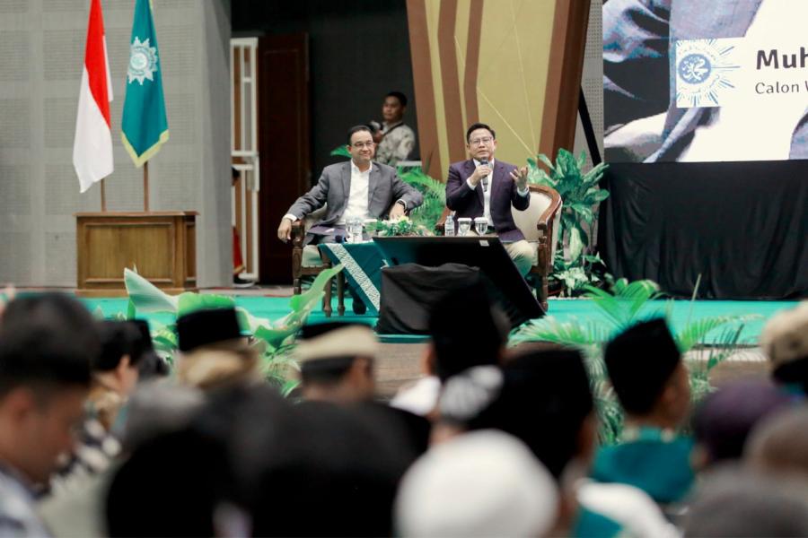 Pasangan AMIN Hadiri Dialog Terbuka di Universitas Muhammadiyah Surakarta