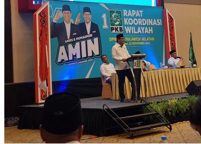 Bangun Sinergitas Caleg, PKB Sulsel Gelar Rapat Koordinasi Wilayah di Makassar