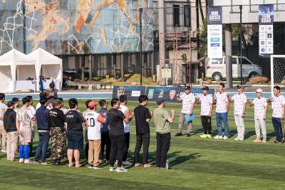 Semarak Harlah PKB! Sekjen Panji Bangsa Resmi Kick Off Turnamen Mini Soccer